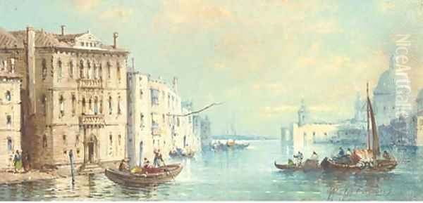 On the Grand Canal, Venice 2 Oil Painting by William Meadows