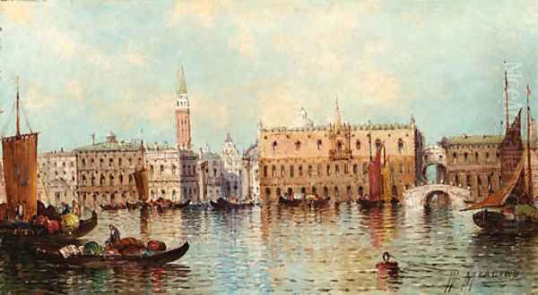 Venetian views Oil Painting by William Meadows