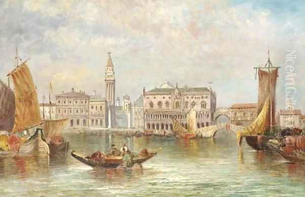 The Grand Canal, Venice Oil Painting by William Meadows