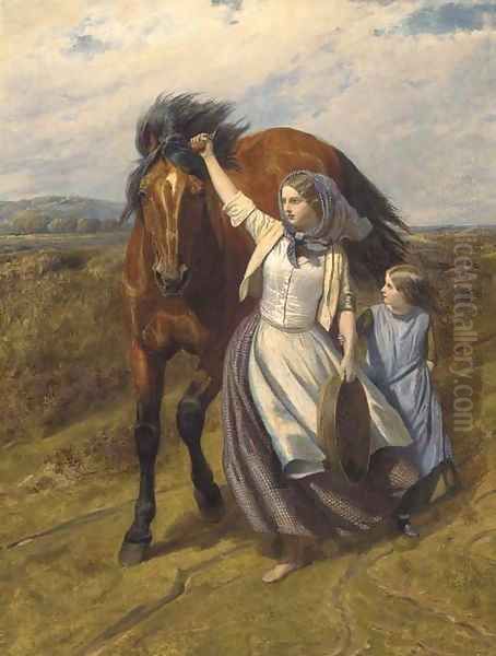 The farmer's daughters Oil Painting by William Mulready