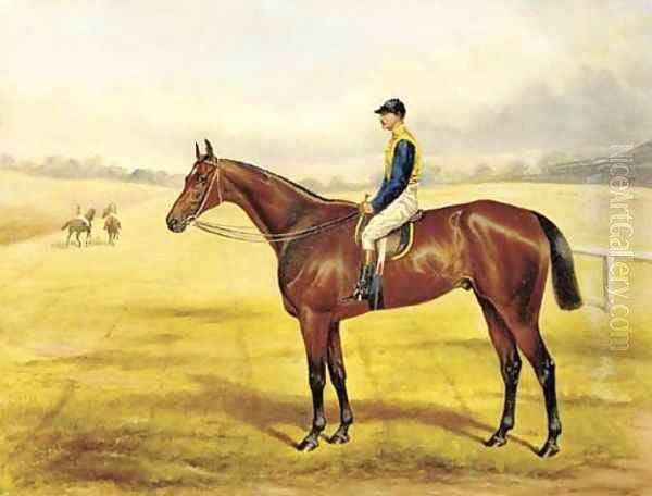 Field Marshall, a bay racehorse with Major Eustace Crawley up Oil Painting by John Mathews