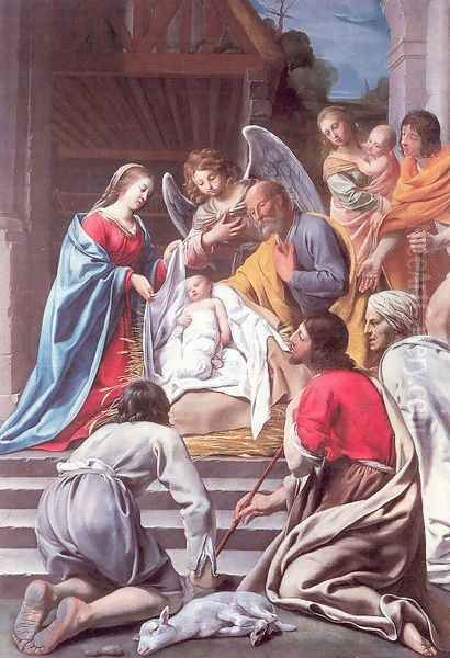 The Adoration of the Shepherds Oil Painting by Le Nain Brothers