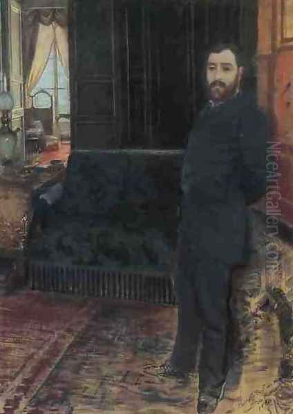 Self-portrait Oil Painting by Giuseppe de Nittis