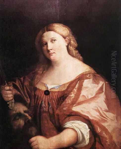 Judith Oil Painting by Palma Vecchio (Jacopo Negretti)