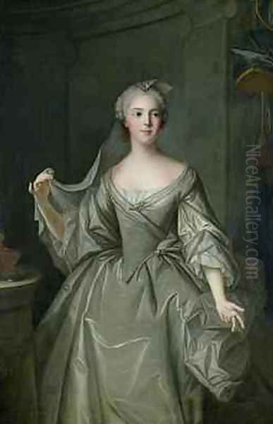 Madame Sophie de France 1734-82 as a Vestal Virgin Oil Painting by Jean-Marc Nattier