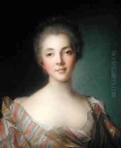 Portrait of Madame Dupin 1706-95 Oil Painting by Jean-Marc Nattier