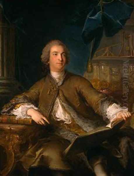 Joseph Bonnier de la Mosson Oil Painting by Jean-Marc Nattier