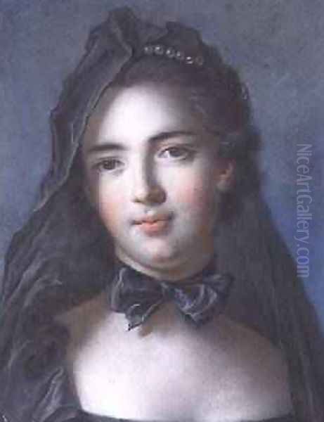 The Princess of Beauveau nee Sophie Charlotte de la Tour DAuvergne Oil Painting by Jean-Marc Nattier