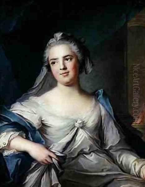 Madame Henriette as a Vestal Virgin 1751 Oil Painting by Jean-Marc Nattier