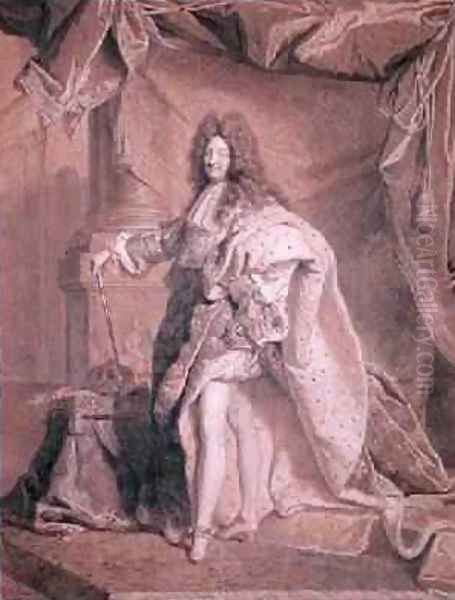 Portrait of Louis XIV 1638-1715 Oil Painting by Jean-Marc Nattier