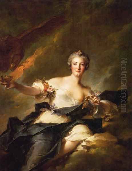 The Duchesse de Chaulnes Represented as Hebe Oil Painting by Jean-Marc Nattier