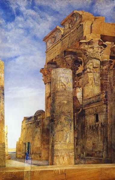 Kom Ombo Oil Painting by Henry Roderick Newman