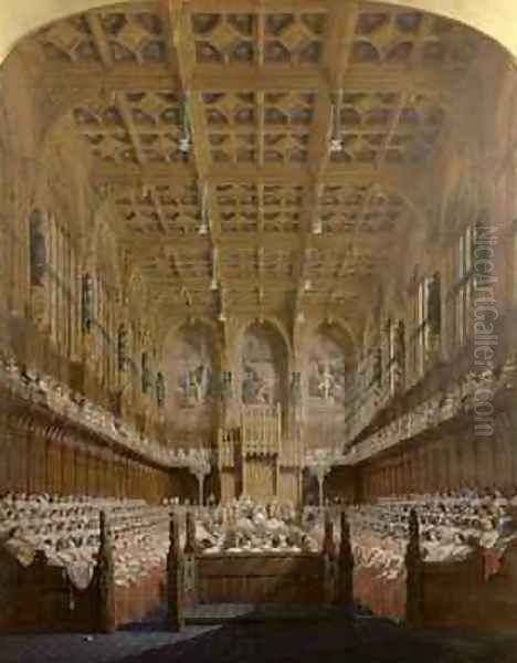 Queen Victoria in the House of Lords by Joseph Nash