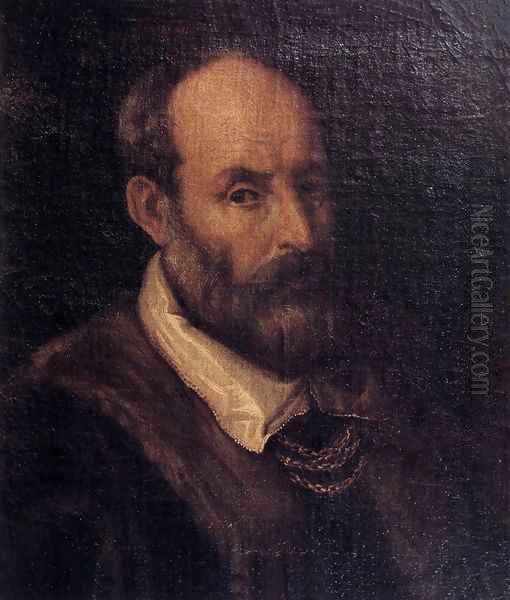 Paolo Veronese Oil Painting by Palma Vecchio (Jacopo Negretti)