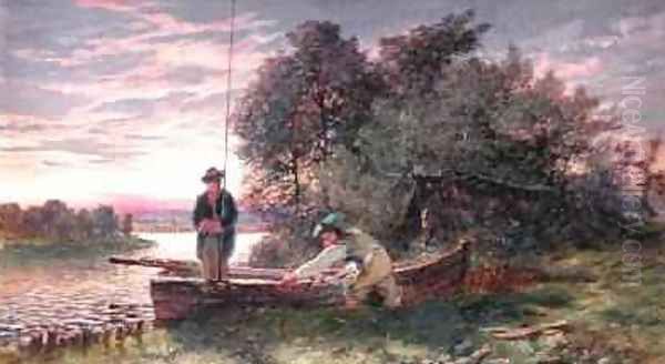 A Breeze Getting Up 1884 Oil Painting by Erskine Nicol