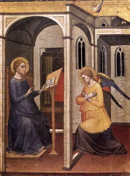 Annunciation 1395 Oil Painting by Mariotto Di Nardo