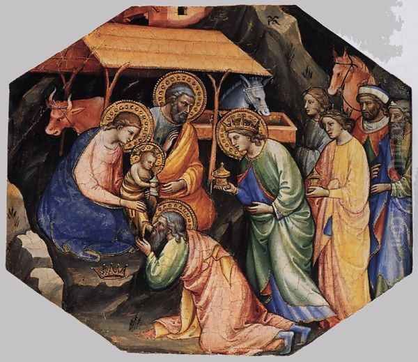 Scenes from the Life of Christ (3) Oil Painting by Mariotto Di Nardo