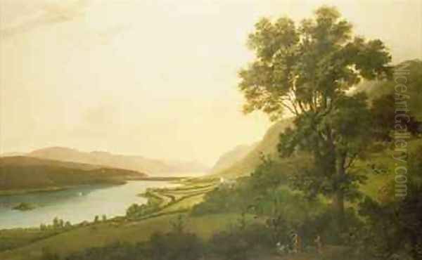 View of Loch Ness Oil Painting by Alexander Nasmyth