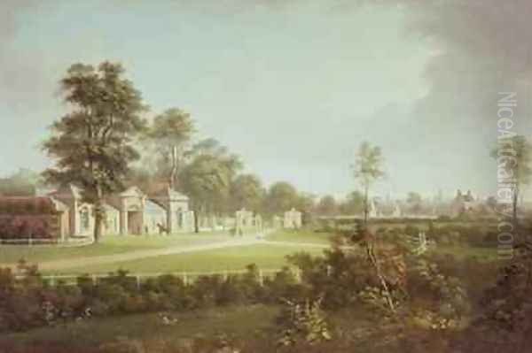 Annefield with Glasgow beyond Oil Painting by Alexander Nasmyth