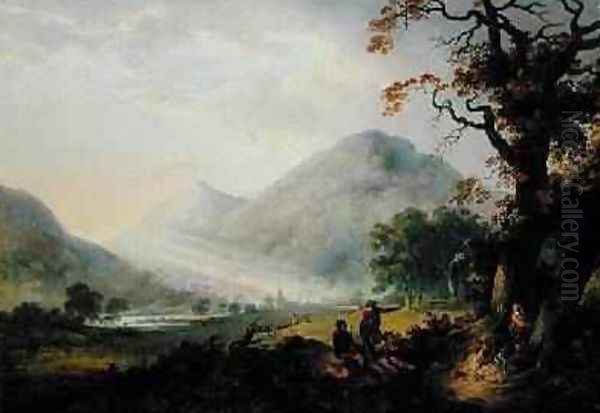 The Grampians Oil Painting by Alexander Nasmyth