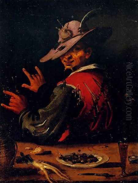 Seller of Snails Oil Painting by Filippo Napoletano