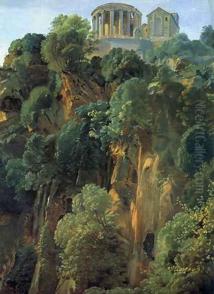 Tivoli Oil Painting by Friedrich Nerly