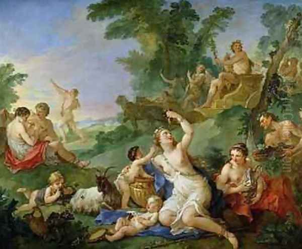 The Triumph of Bacchus Oil Painting by Charles Joseph Natoire