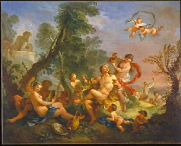 Bacchanal 1747 2 Oil Painting by Charles Joseph Natoire