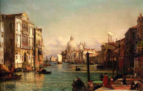 Der Canale Grande, Venedig Oil Painting by Friedrich Nerly the Younger