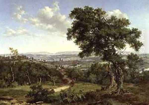 View of Bristol 1827 Oil Painting by Patrick Nasmyth