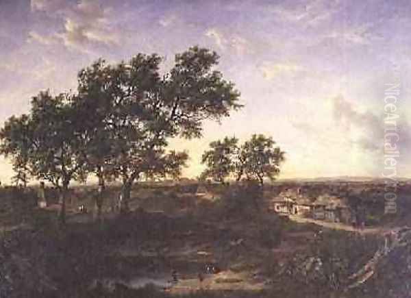 Ringwood Hampshire Oil Painting by Patrick Nasmyth