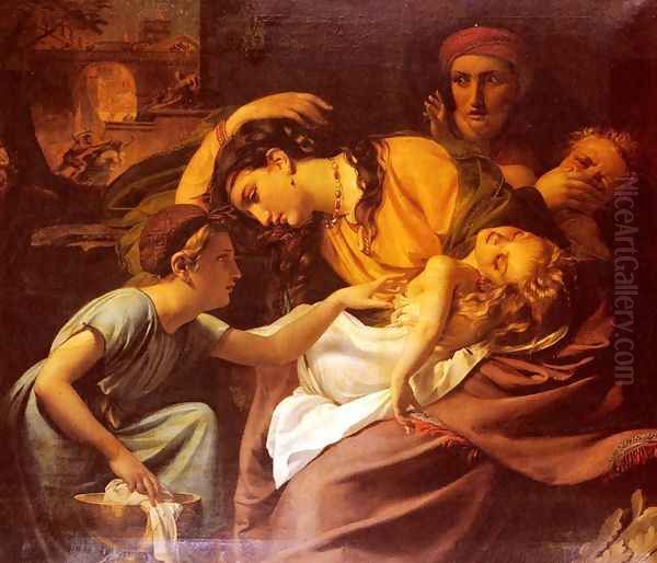 Le Massacre Des Innocents (The Massacre of the Innocents) Oil Painting by Francois-Joseph Navez