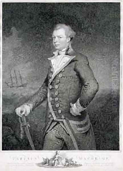 Portrait of Admiral John Macbride Oil Painting by James Northcote