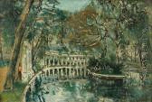 Au Parc Monceau Oil Painting by Max Jacob