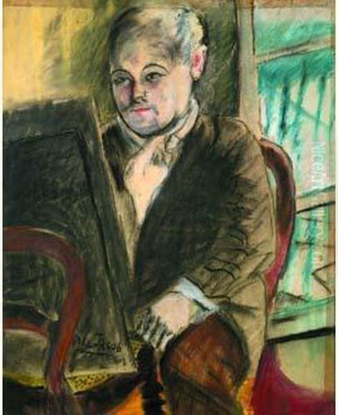 Autoportrait Oil Painting by Max Jacob