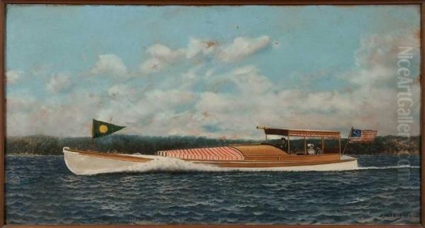 Speed Runabout Charmer Oil Painting by Antonio Nicolo Gasparo Jacobsen