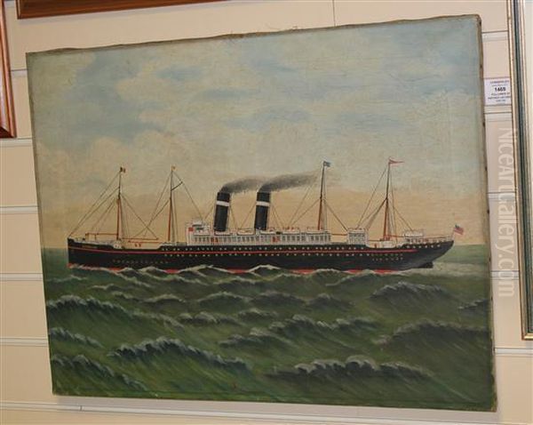 S.s.kroonland Oil Painting by Antonio Nicolo Gasparo Jacobsen