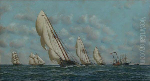 The Dauntless, Wanderer, And Idler Oil Painting by Antonio Nicolo Gasparo Jacobsen