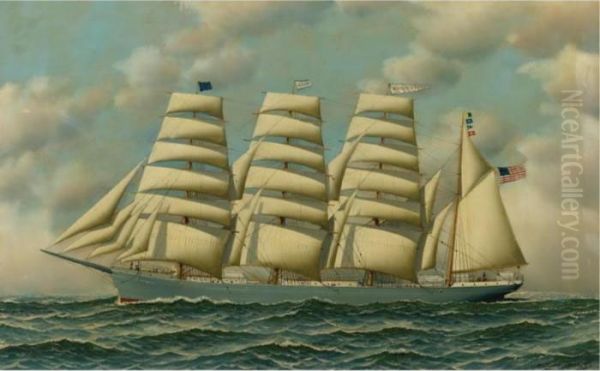 The William P. Frye Oil Painting by Antonio Nicolo Gasparo Jacobsen