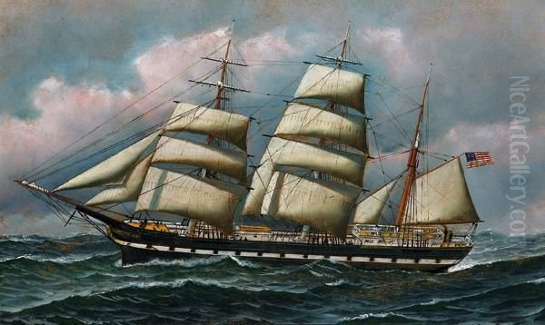 ''star Of The West'' Oil Painting by Antonio Nicolo Gasparo Jacobsen