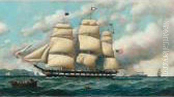 Shackamaxon Oil Painting by Antonio Nicolo Gasparo Jacobsen