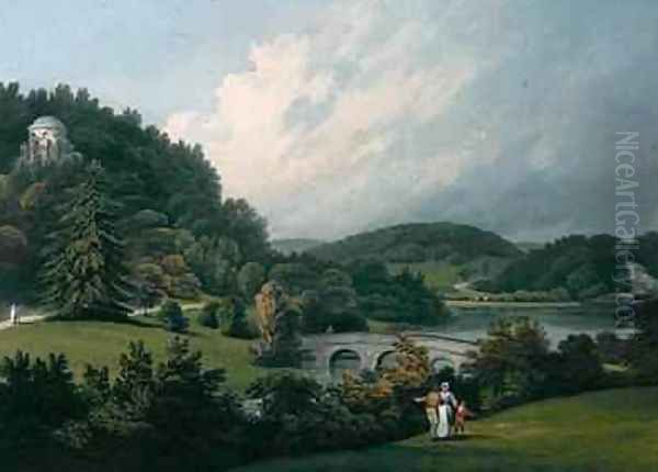 Stourhead Oil Painting by Francis Nicholson