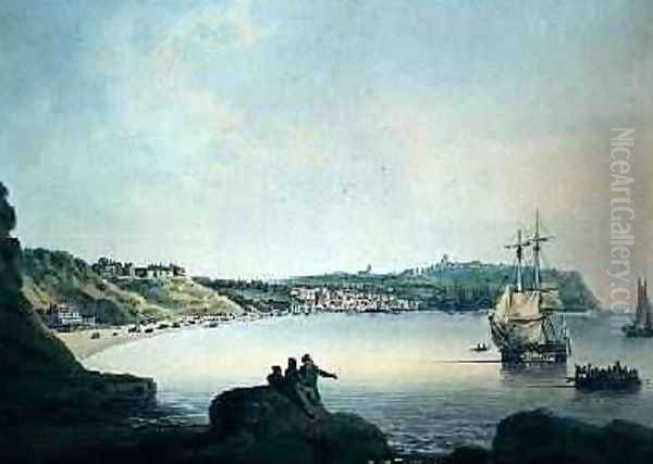 Scarborough Oil Painting by Francis Nicholson