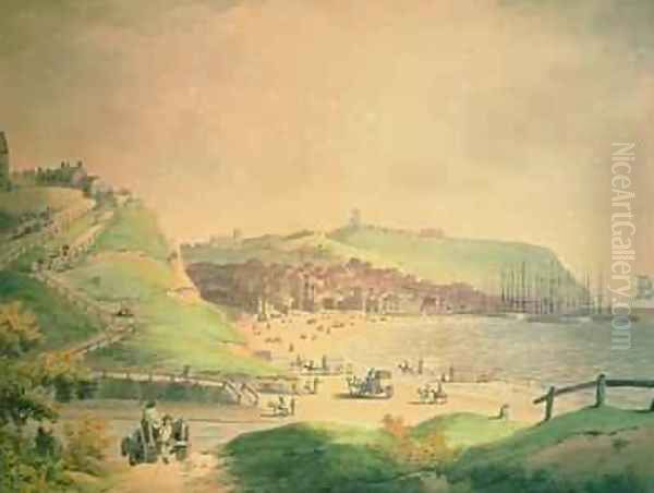 The South Bay Scarborough 1790 by Francis Nicholson