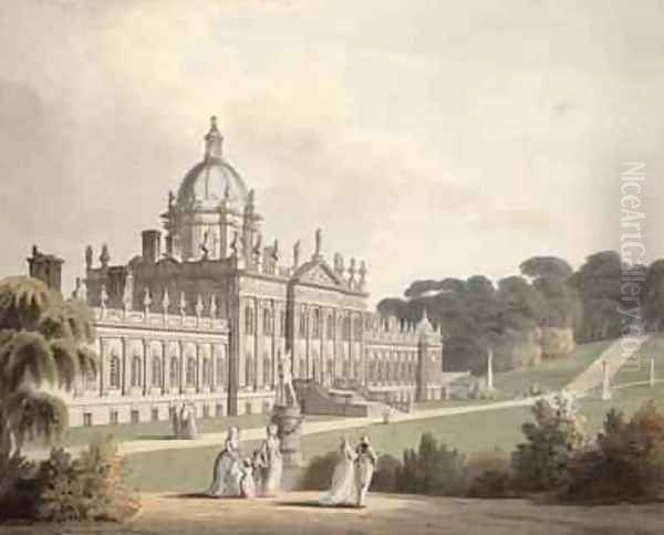 Castle Howard Oil Painting by Francis Nicholson