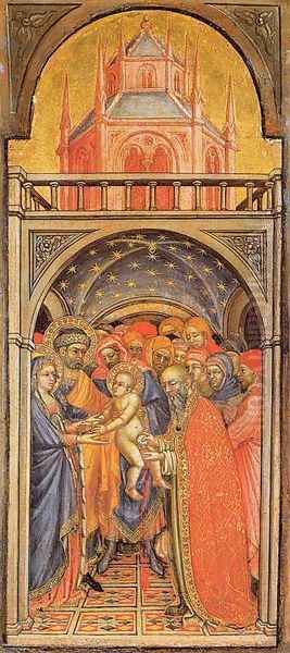 The Circumcision of Jesus 1425 Oil Painting by Ottaviano Nelli