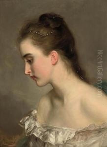 The Debutant Oil Painting by Gustave Jean Jacquet