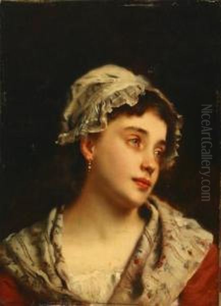 Reverie Oil Painting by Gustave Jean Jacquet