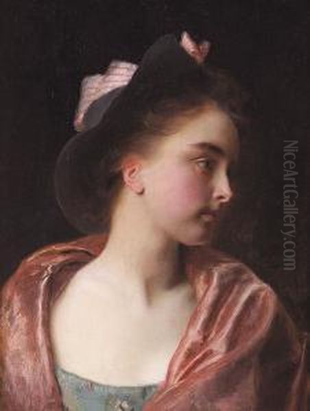 Maud Oil Painting by Gustave Jean Jacquet