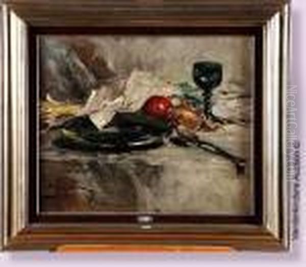 Nature Morte Oil Painting by Armand Jamar